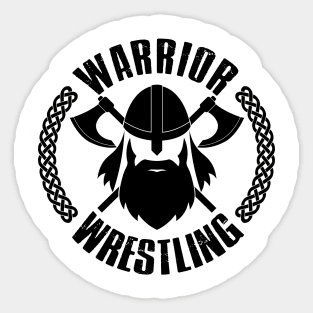 Warrior Wrestling Viking Axes Sticker